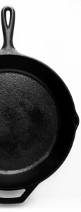 Cast Iron Skillet Top view