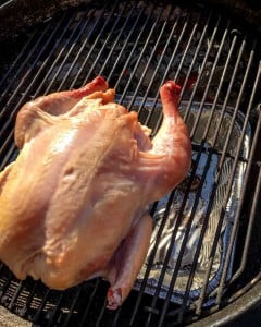 Piri piri chicken on the grill
