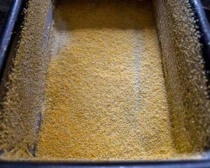 Sopa Paraguya - how to grease and prepare the pan with cornmeal