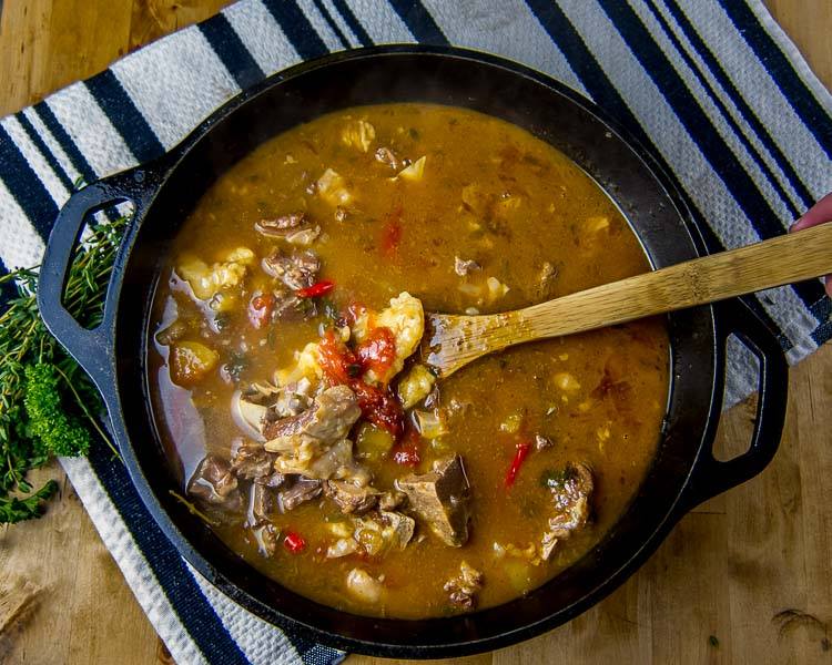 St. Kitts and Nevis: Goat water stew - Explorers Kitchen