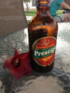 Bottle of Prestige Lager