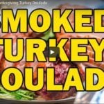 Youtube thumbnail of smoked turkey roulade