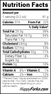 Nutrition data for America's Test Kitchen Vodka Pie Crust Recipe